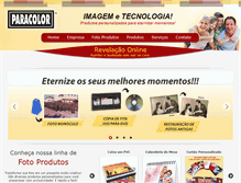 Tablet Screenshot of paracolor.com.br
